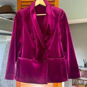 Express Velvet Blazer